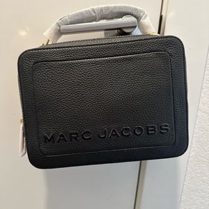 NWT Marc Jacobs The Box 23 Crossbody Handbag Black Leather H137L01FA21-001